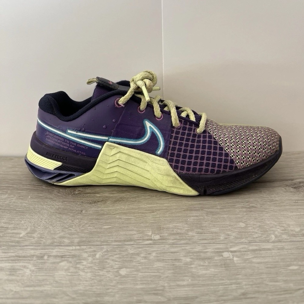 Nike Metcon 8 AMP Mens Size 7.5 Purple Training Gym Shoes DV1206-500